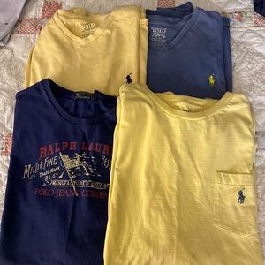 4 RL Polo T shirts